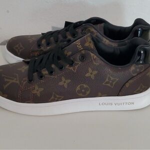 Louis Vuitton Monogram Brown and Black Sneakers
